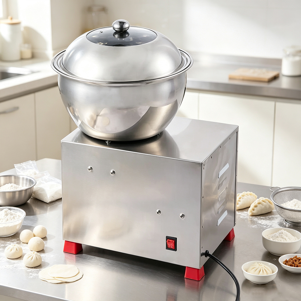 3kg Bowl Dough Mixer, Commercial Stainless Steel Bowl Type Dough & Filling Mixing Machine