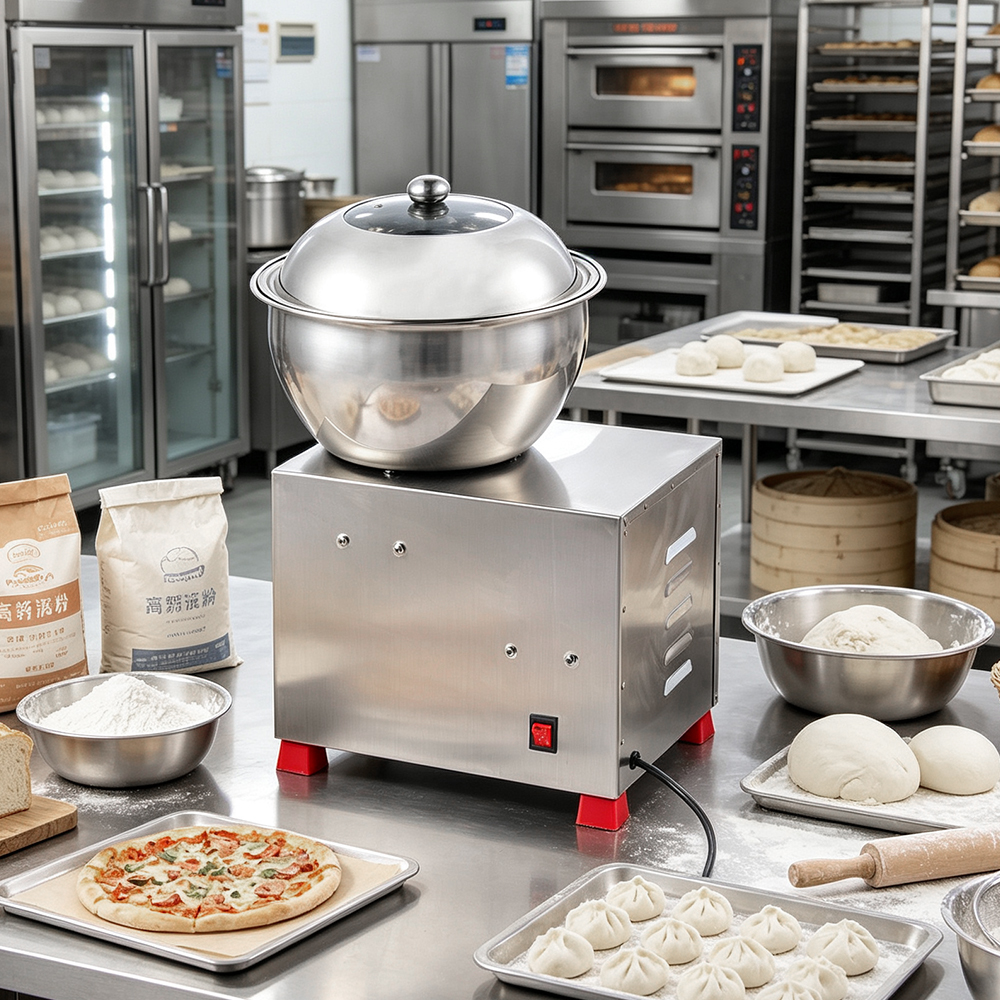 220V 2000W 15 Kilogram Bowl Dough Kneading Machine For Bakery, Dumpling Shop & Food